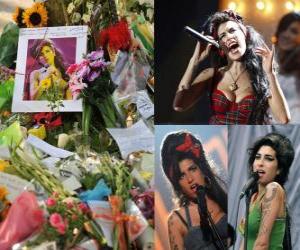 yapboz Amy Winehouse, değişik türlerin karışımı için bilinen şarkıcı-söz yazarı İngilizce